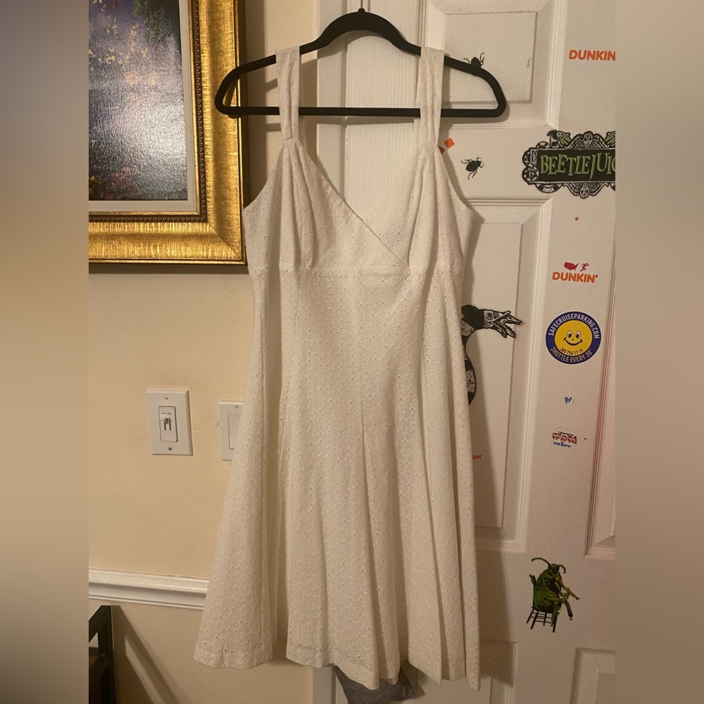 Beautiful white spring dress